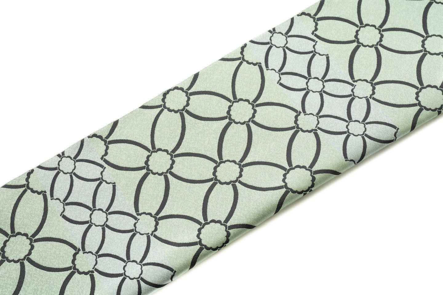 Online限定【作楽の袋帯】花七宝柄/紹巴織(全通仕様)