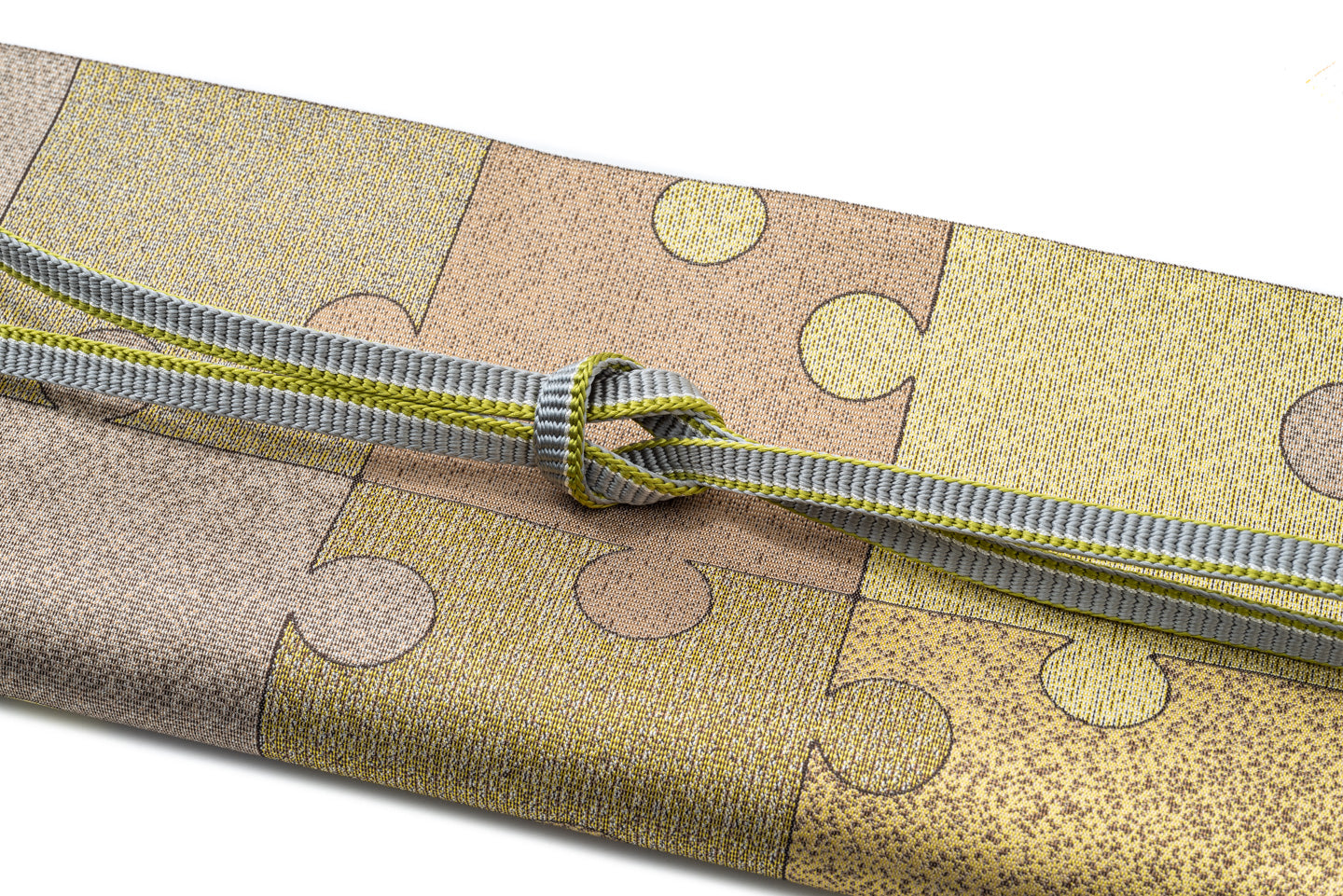 【作楽の袋帯】パズル&きりんひょう(両A面袋帯)/紹巴織