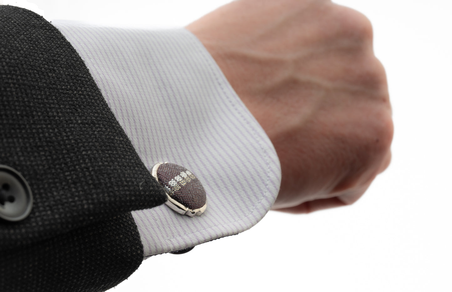 カフスボタン【幾何学模様/紹巴織】