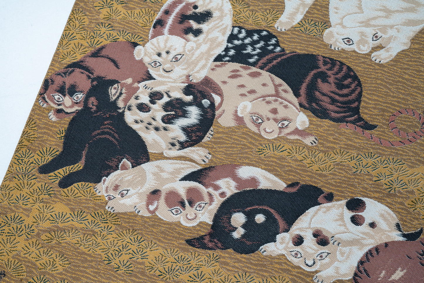 会員限定【受注制作(S or Mサイズ)利休バッグ】 紹巴織/伊藤若冲の世界(百犬図)