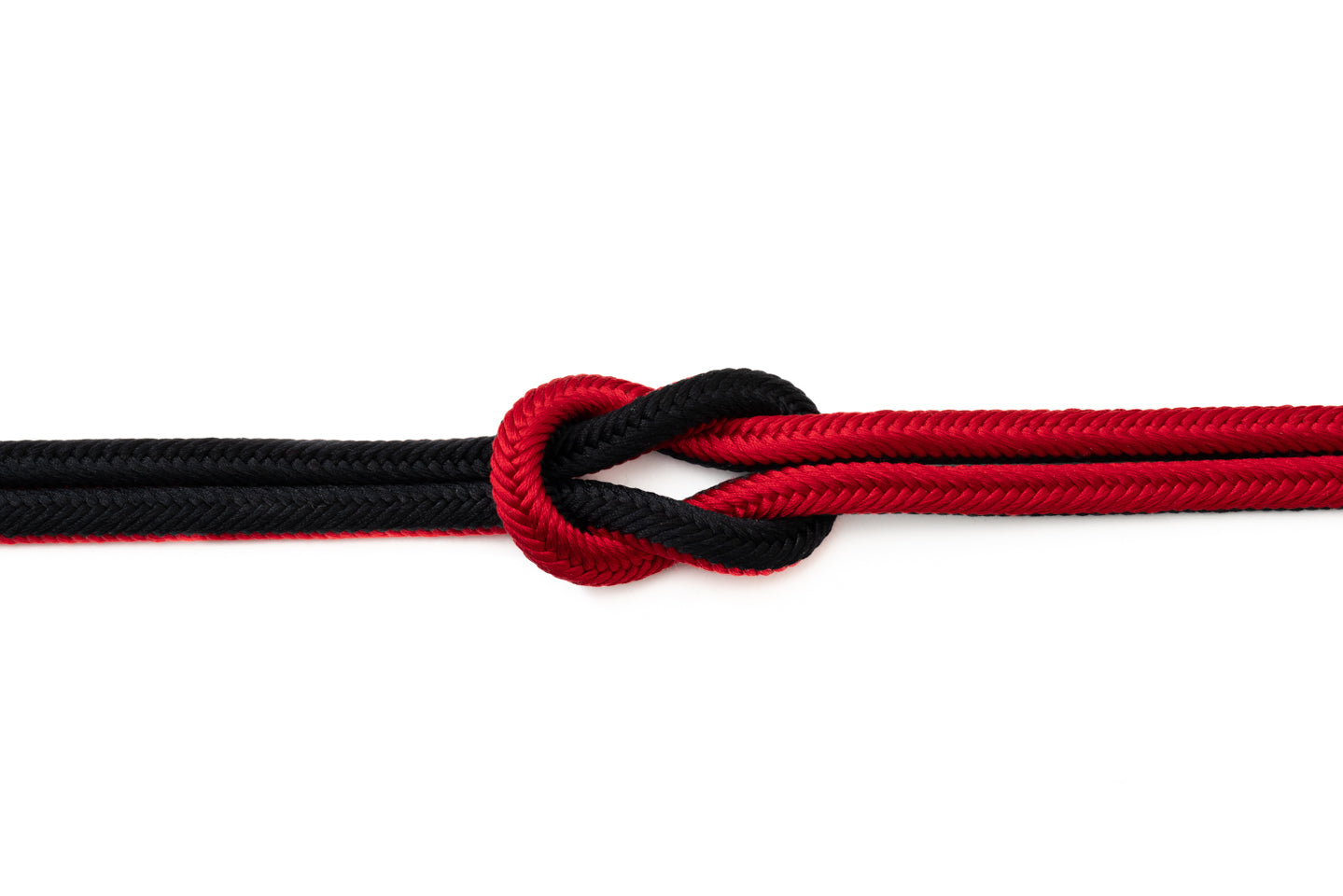 【中洋角の帯締め】赤×黒