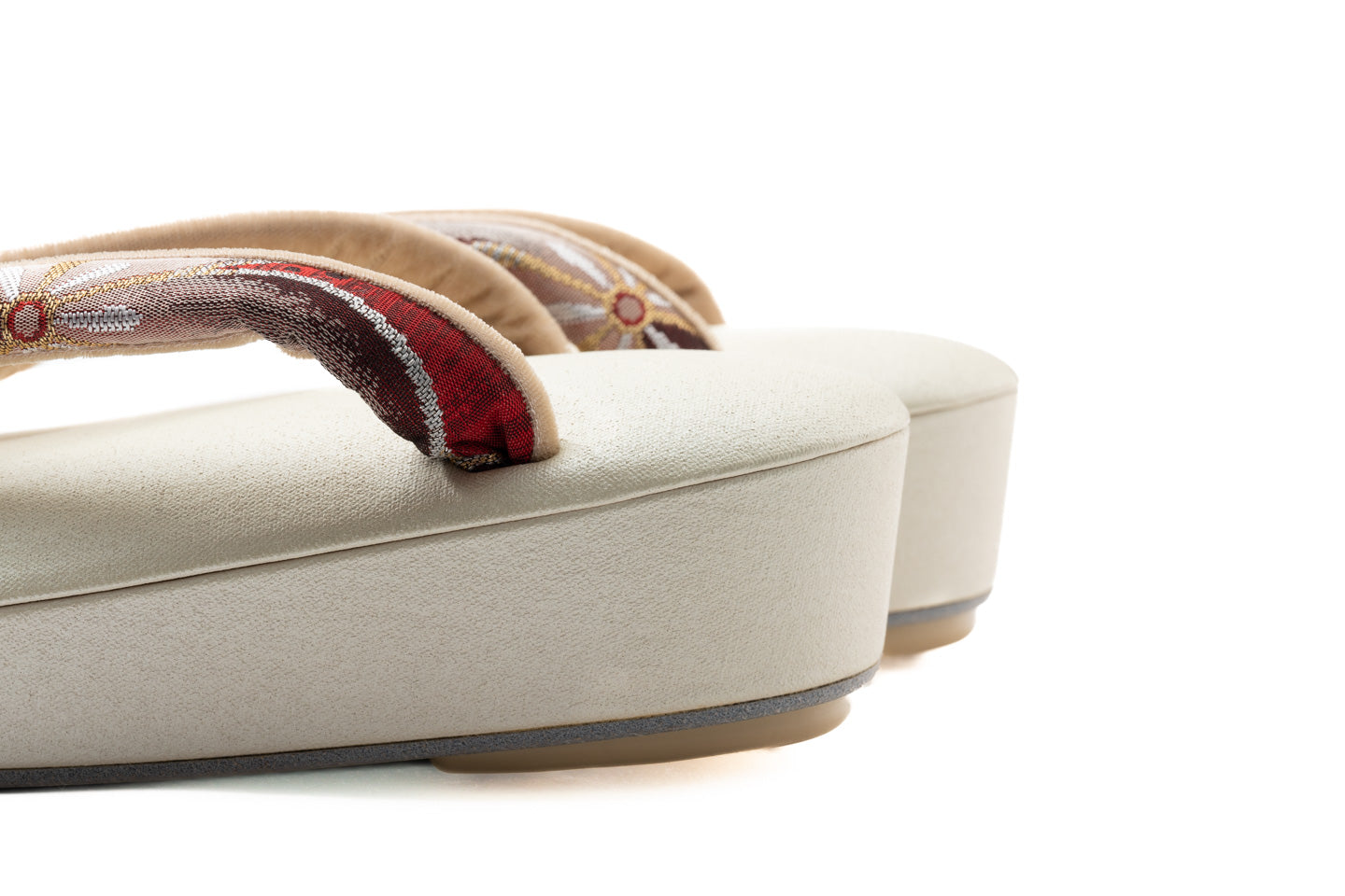 アウトレット【真綿入り一段草履/Mサイズ】漢錦