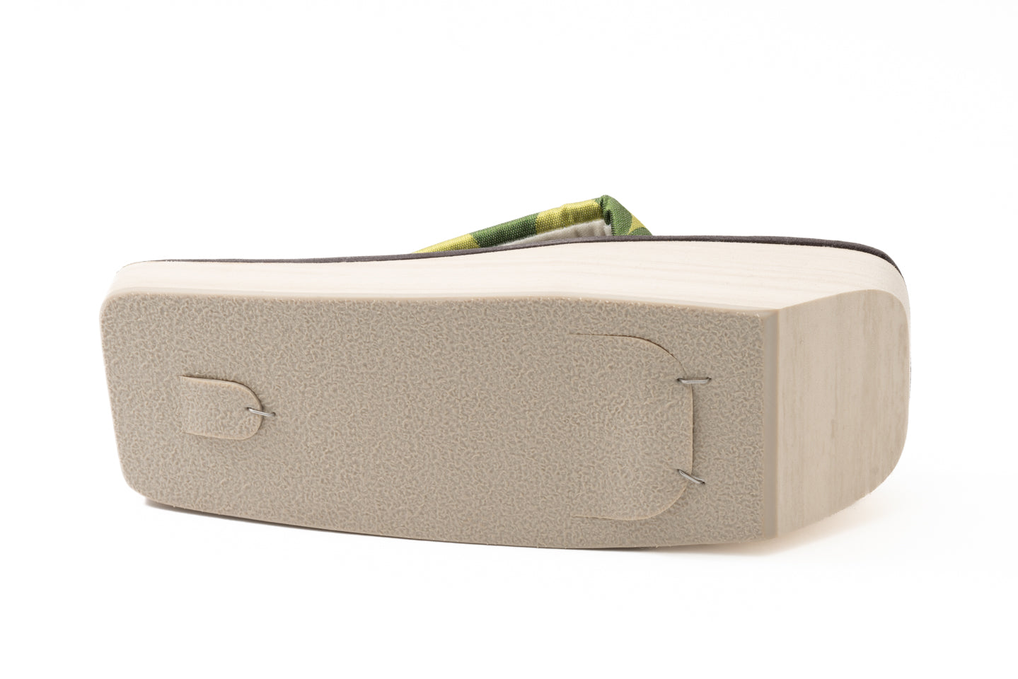 Online限定/挿上げ【南蛮七宝の六角ぞうり】茶花緒(二重織)/オールシーズン/フリーサイズ/コラボRocca草履