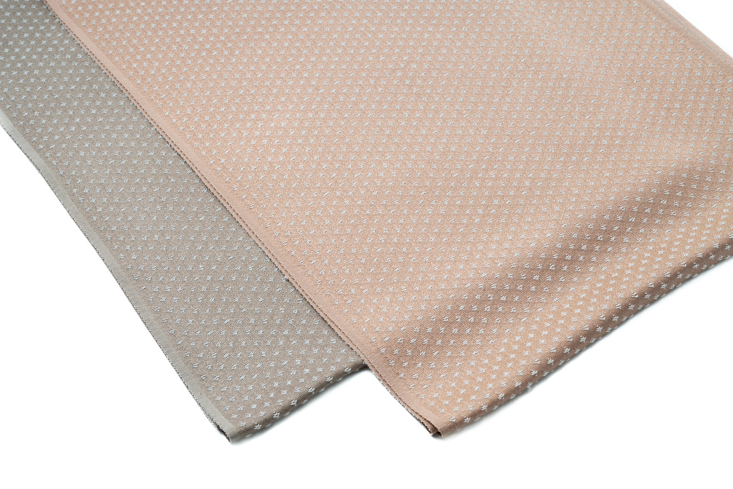 【仙福屋の防染糸織り帯揚げ】 十字柄