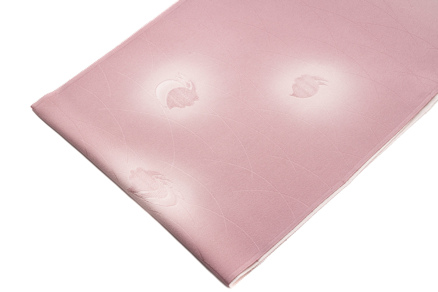 アウトレット【向うむき兎の帯揚げ】ピンク