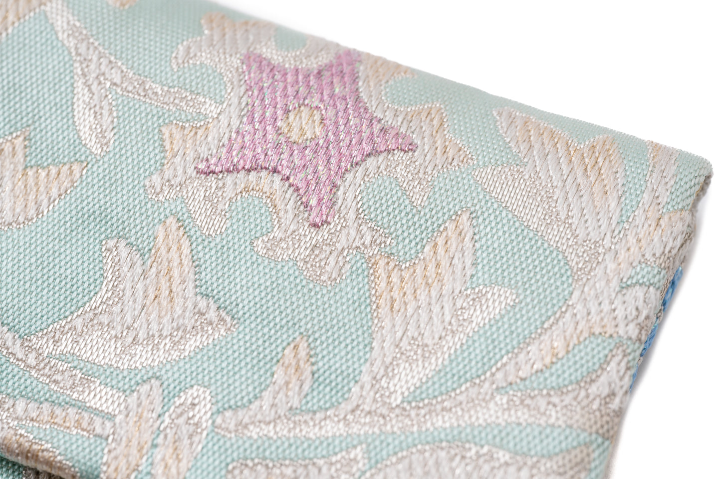 【絹の名刺入れ】小花唐草/紹巴織