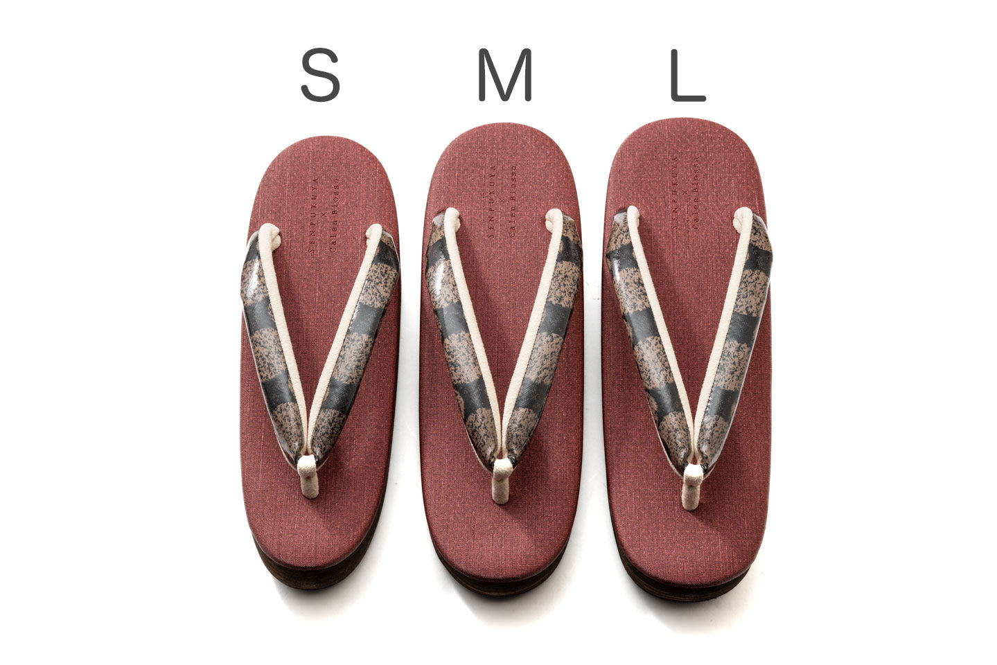 挿上げ【晴雨兼用】コラボカフェぞうりS〜L(南蛮七宝/二重織)