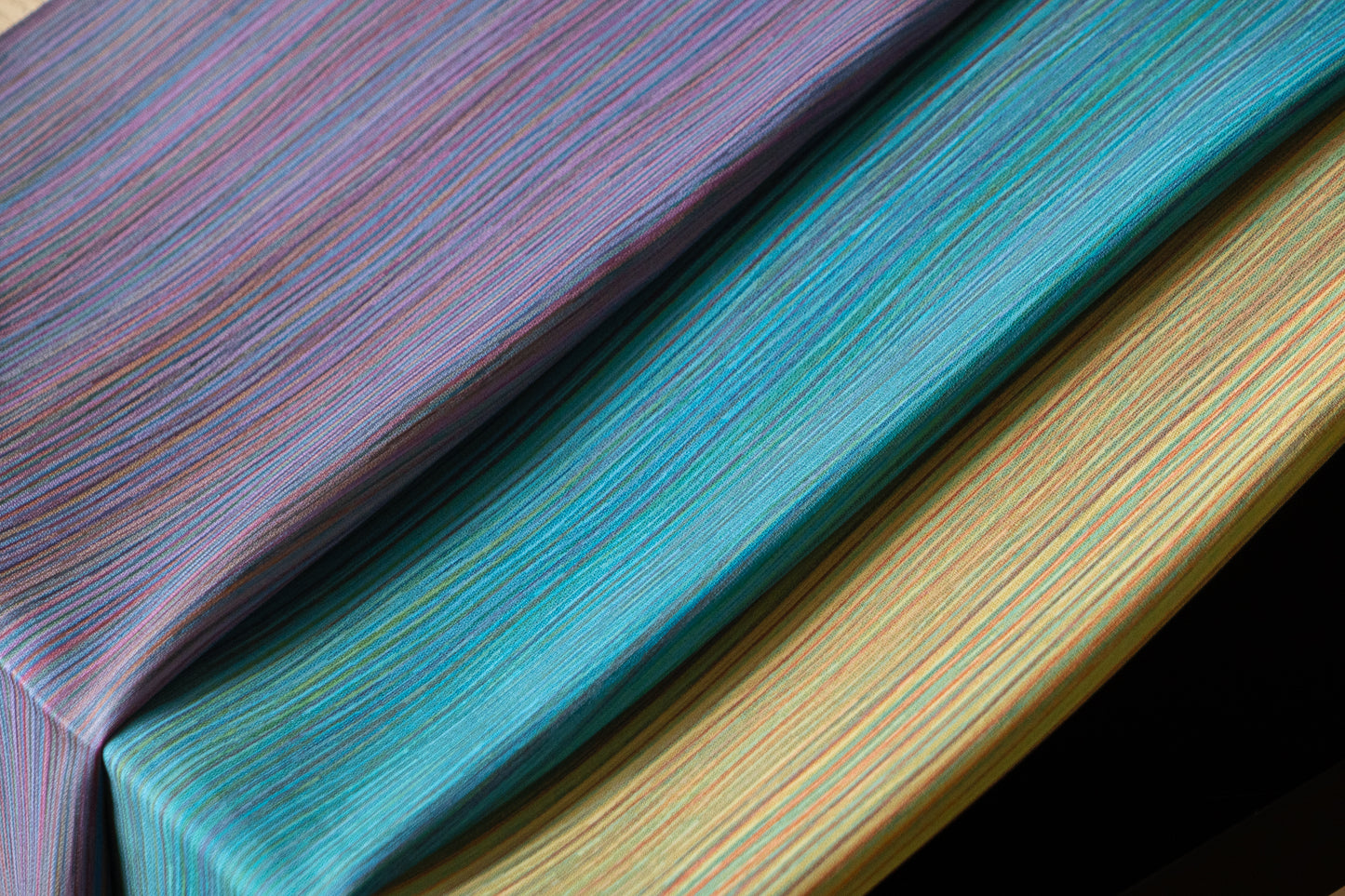 【仙福屋のメッシュ織のオールシーズン帯揚げ】たて鹿毛引き染めVer,2