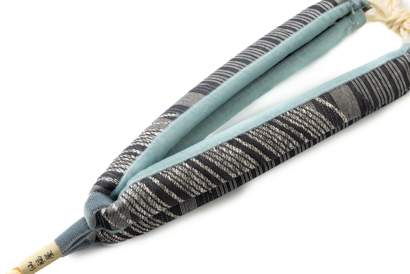 【総紗縫の花緒】幾何学波柄