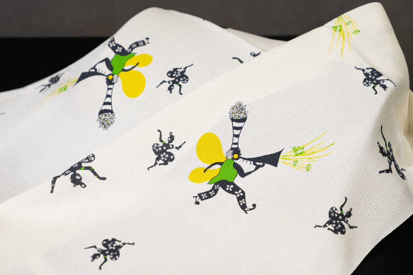 【仙福屋のメッシュ織のオールシーズン帯揚げ】踊り子の行進/CandyCircus