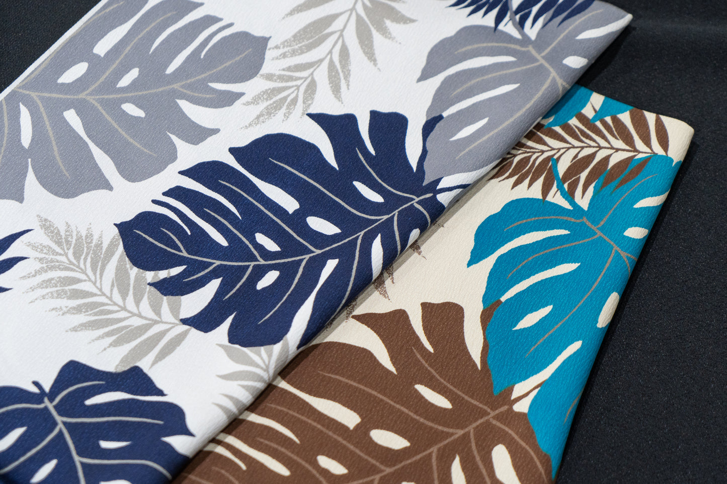 【仙福屋のプレミアム帯揚げ】モンステラ