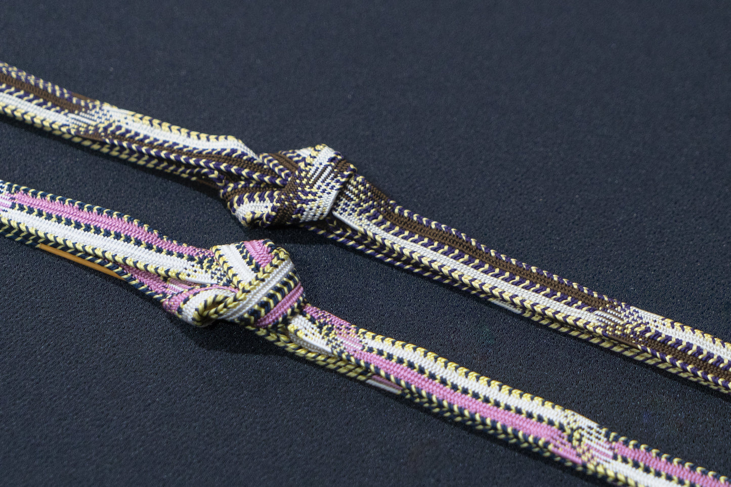 【厳島組の帯締め(切り房仕様)】no,4