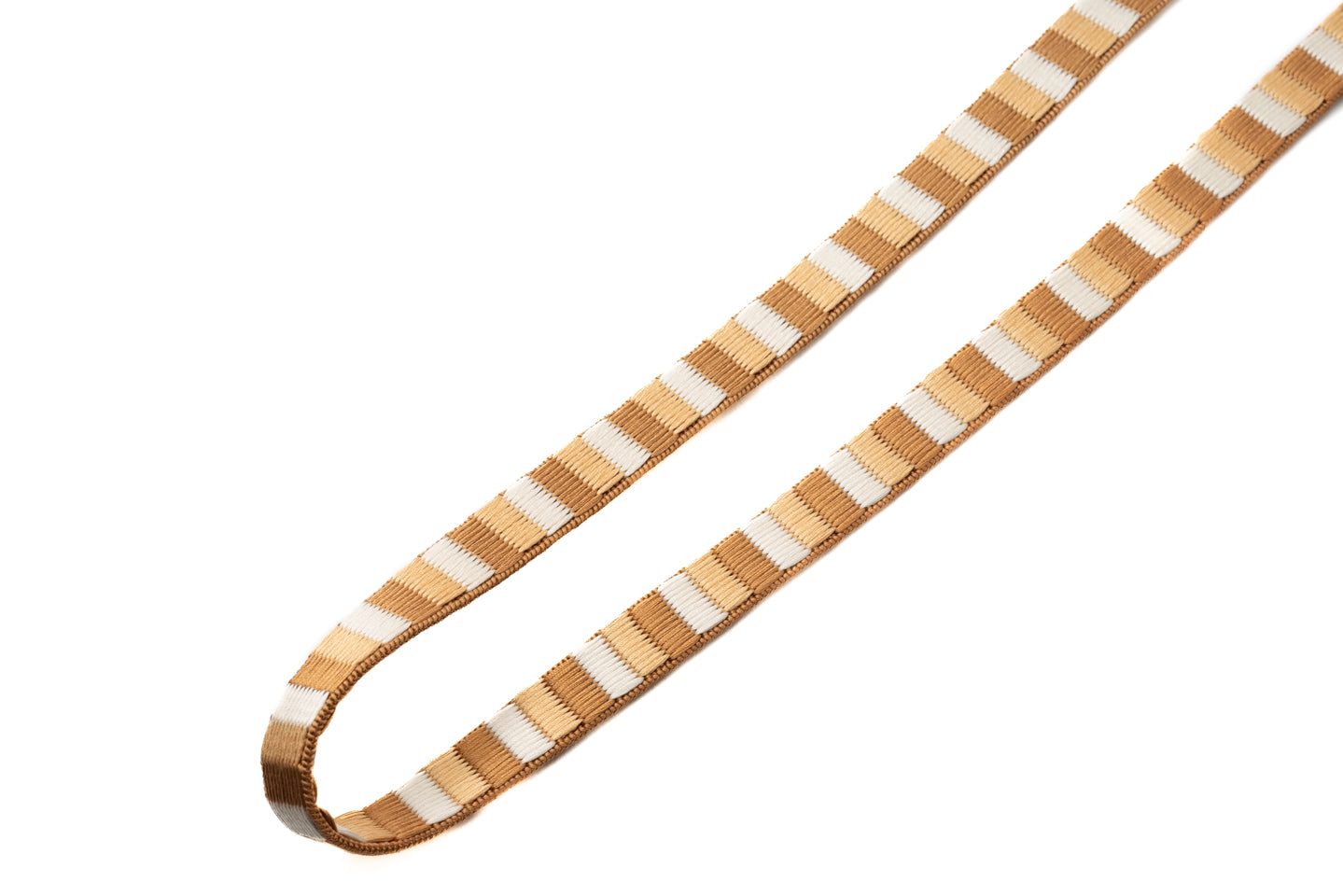 仙福屋の綾竹ヨロイ帯締め/モカ