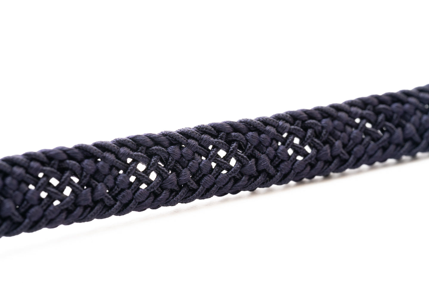 【平唐レース組】夏&単衣帯締め/濃い藍色