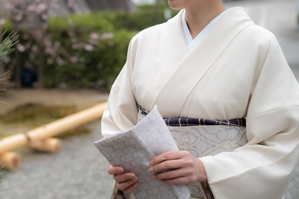 神坂雪佳の世界/海路の懐紙入れ【市松文様・二重織】