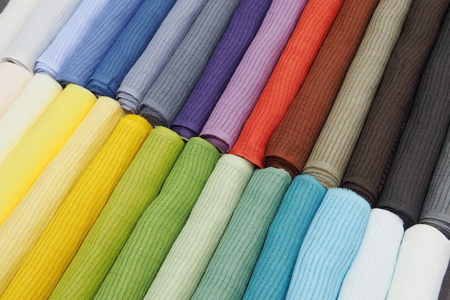 【麻100%の帯揚げ】鼠色