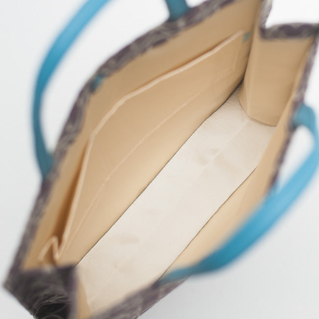 【南蛮七宝のお太鼓トート】麹塵染