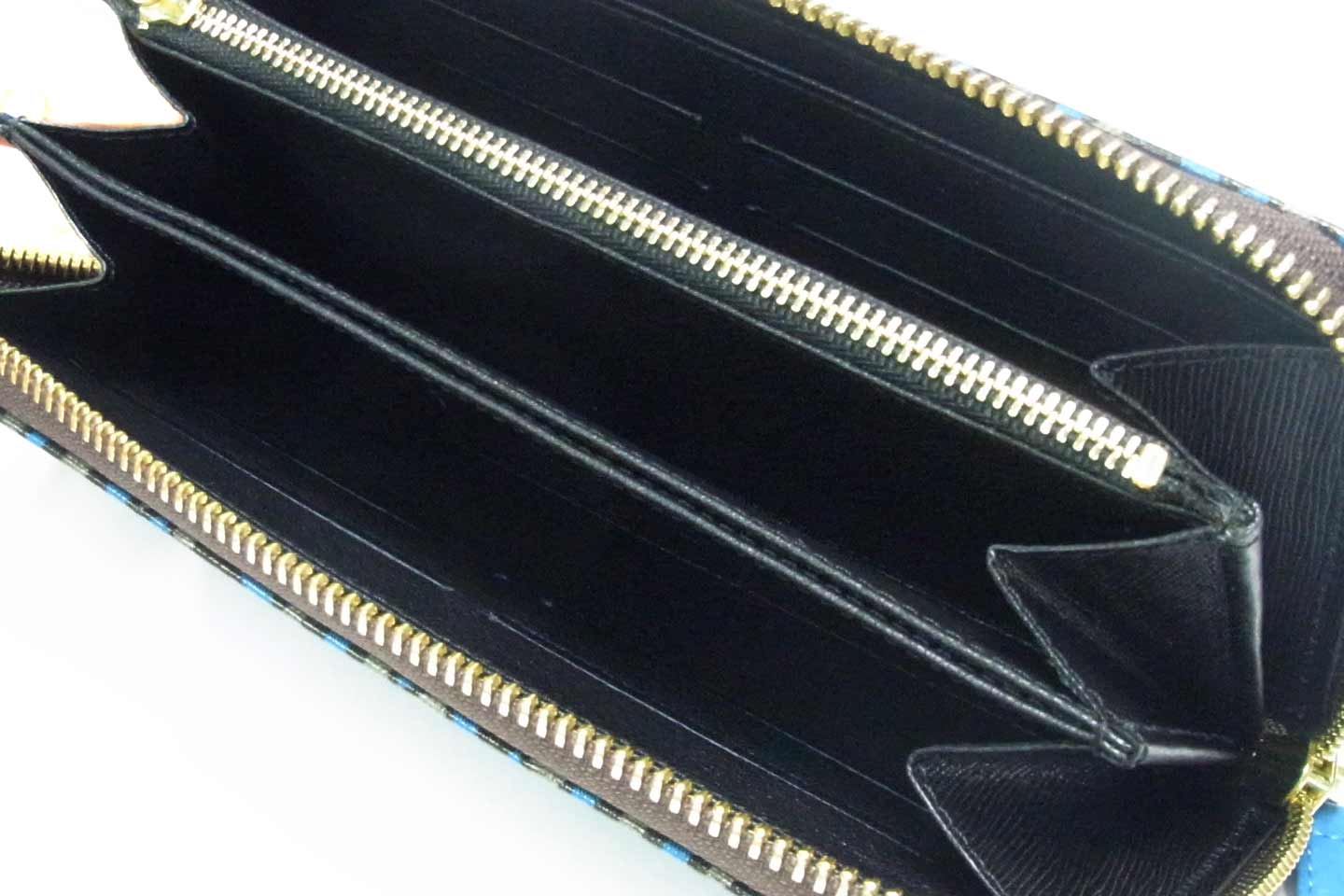 【仙福屋のコ型財布】CelticCeltic ケルト文様/濃茶×グレー/紹巴織(西陣織コーティング)