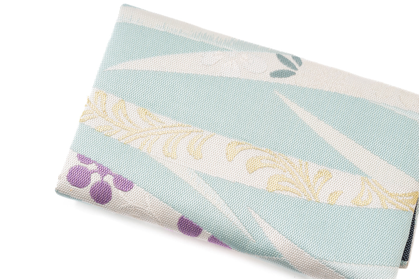 【絹の名刺入れ】金銀花 風流水/紹巴織