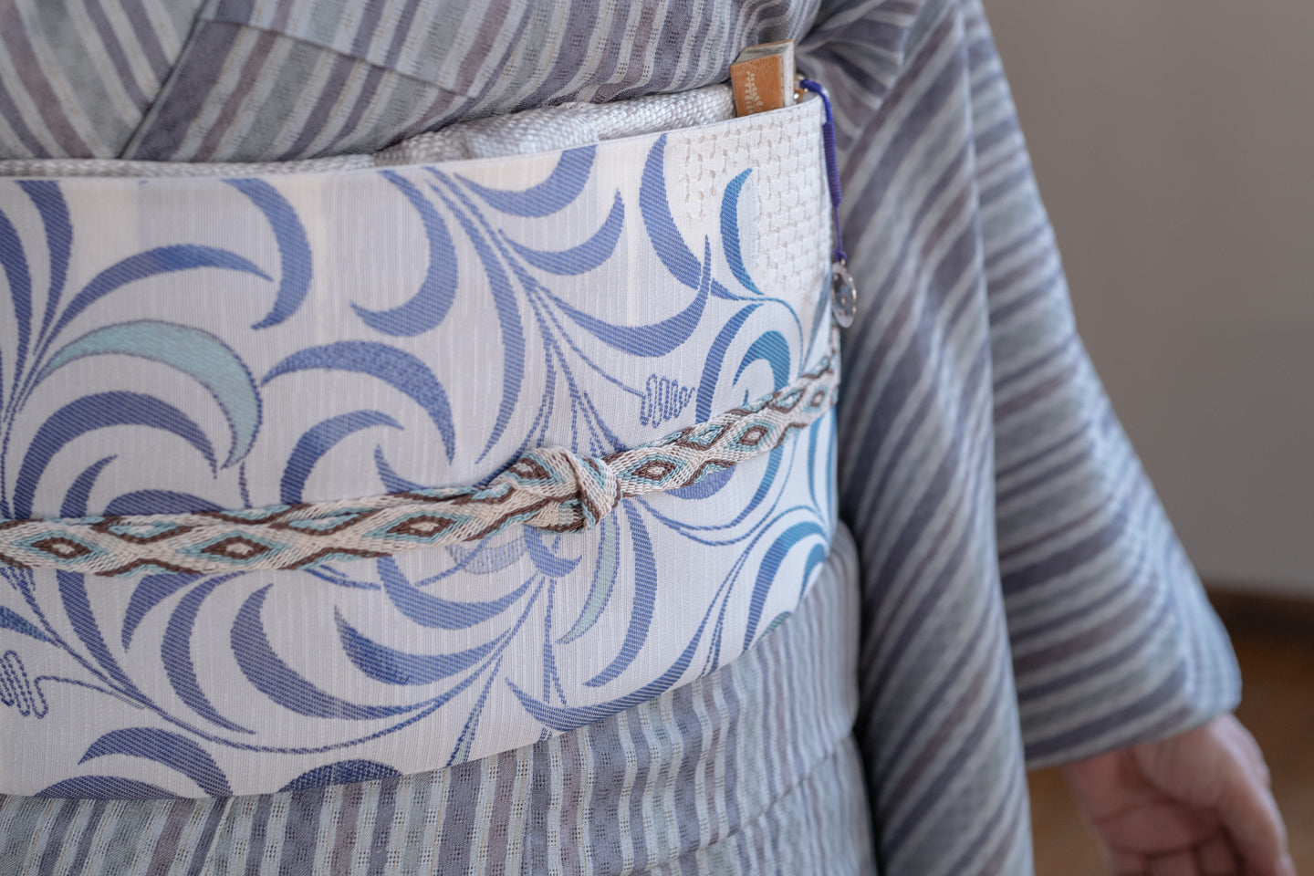 Online限定【三十二玉 丸台 夏/単衣唐組の帯締め(蛸房仕様)】全2色