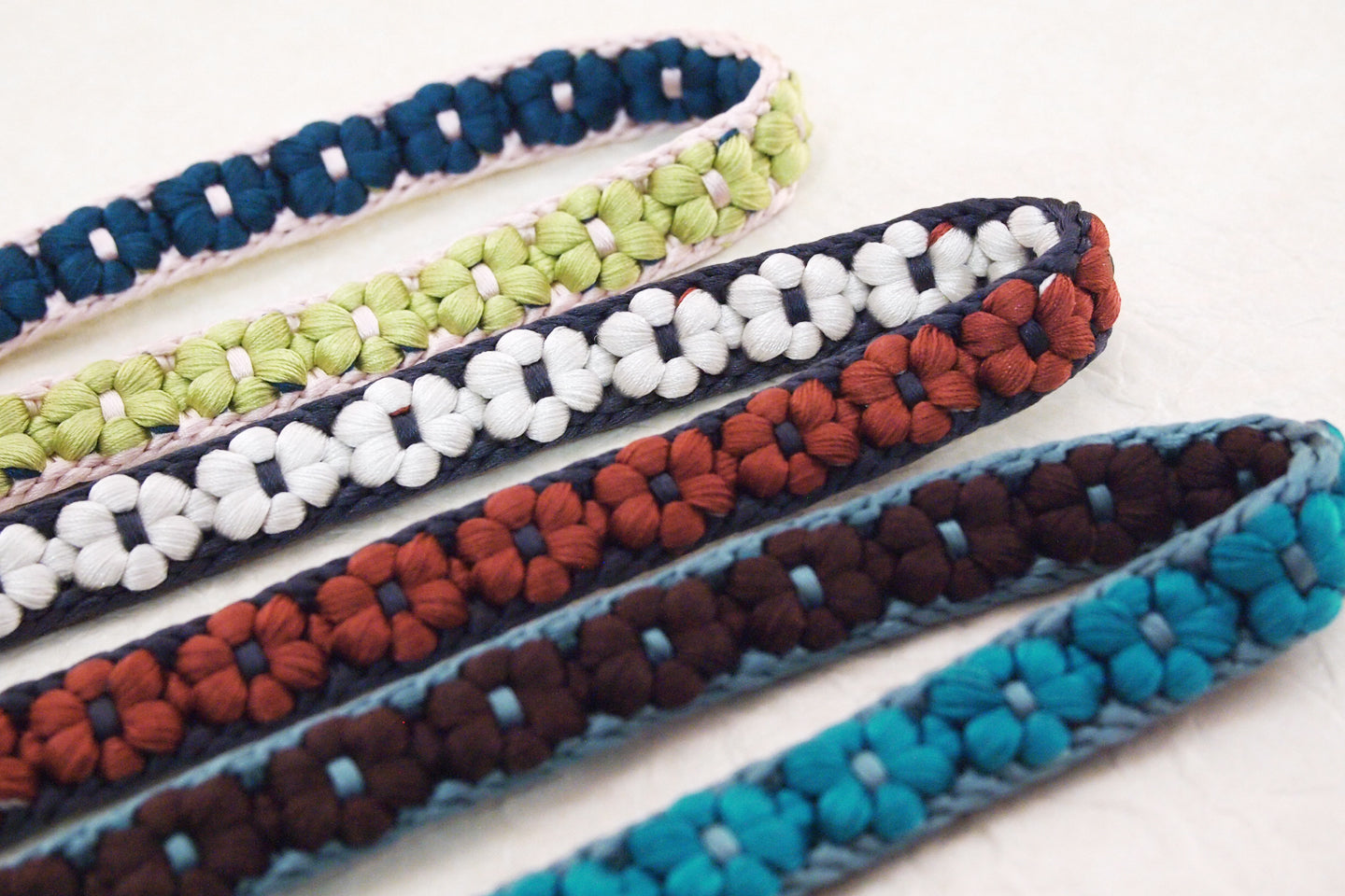 Online限定【仙福屋の小桜組帯締め】薄紅梅色×檸檬色