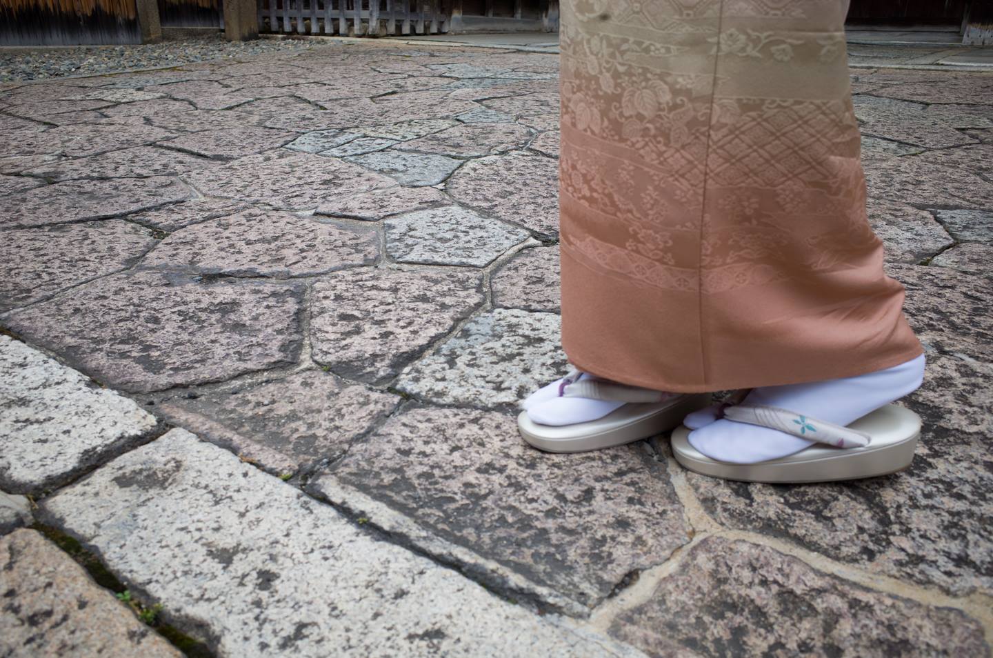 挿上げ【経紬の真綿入り草履M】ダックジュエル/紬帯地