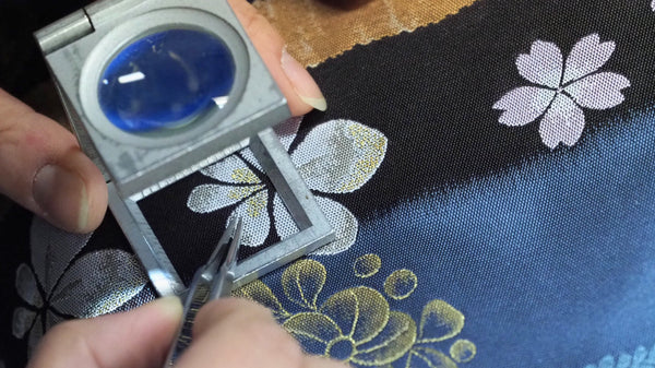 帯地の規格外品を、小物へ作り替えるまで。