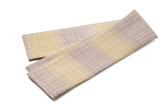 お仕立て上がりの半幅帯を掲載しました