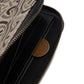 【CelticのLⅡ型 長財布】ケルト文様/二重織・黒茶
