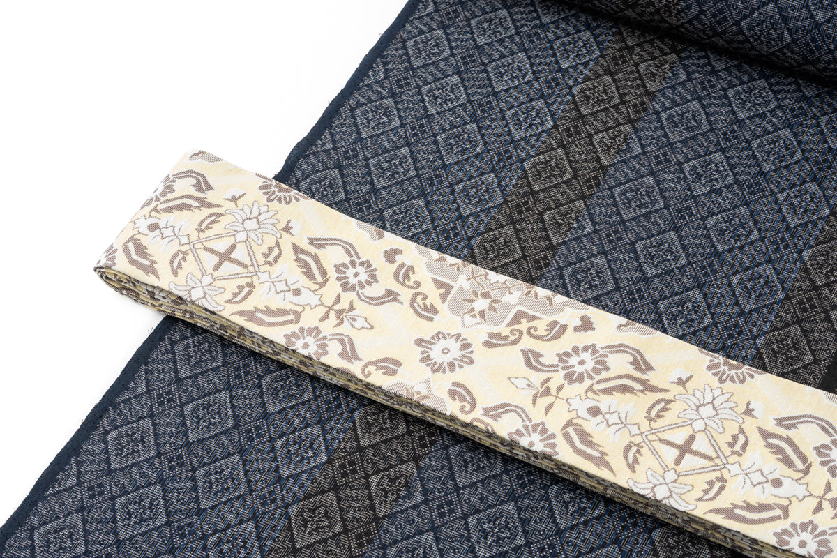 即納品/Online限定【異文織の角帯】Kilim(キリム)文様2