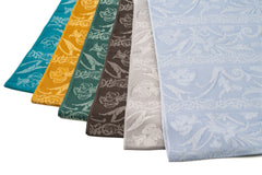 【仙福屋の防染糸織り帯揚げ】 アラベスク文様