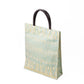 【作楽のお太鼓トート・Lサイズ】iKat(薄緑×黄色)/異文織 2