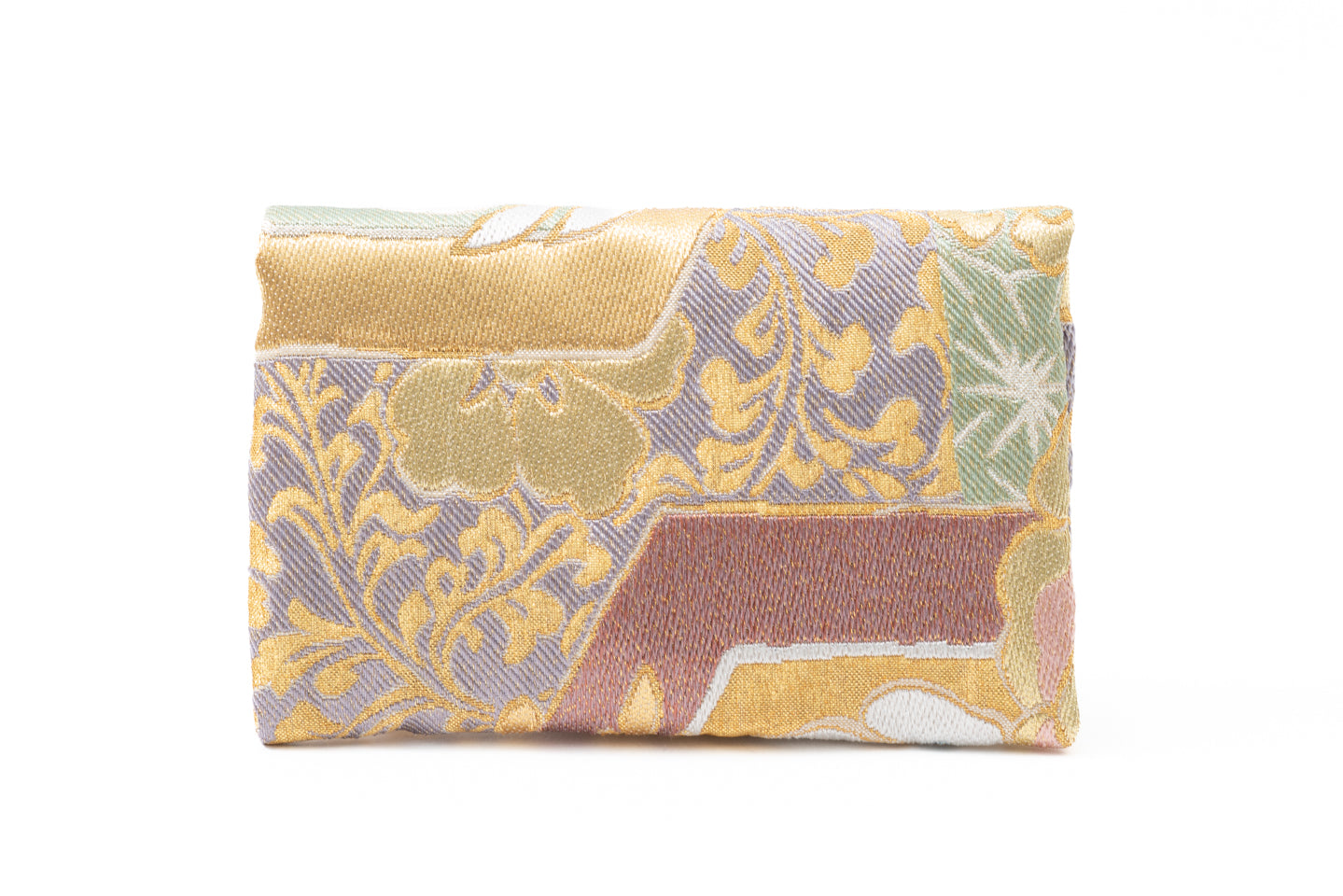 【金彩織 絹の名刺入れ】亀甲華紋