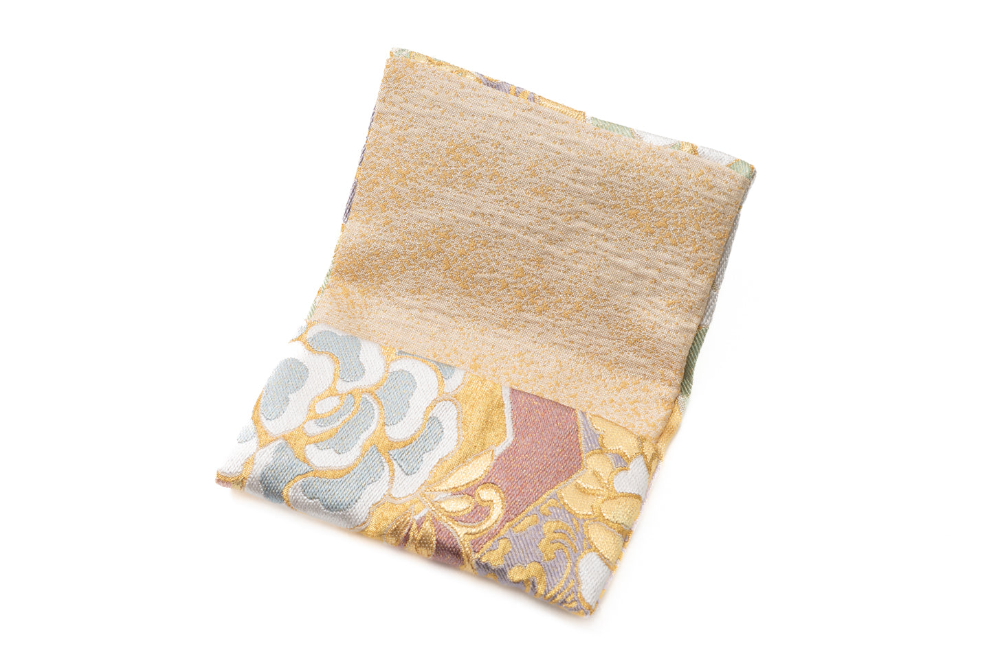 【金彩織 絹の名刺入れ】亀甲華紋