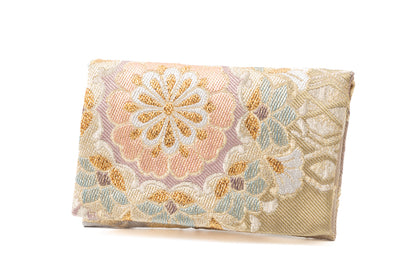 【金彩織 絹の名刺入れ】華紋唐草