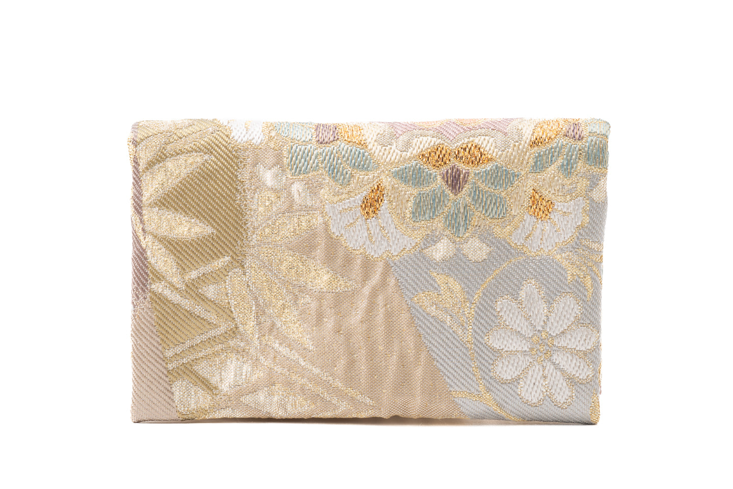 【金彩織 絹の名刺入れ】華紋唐草