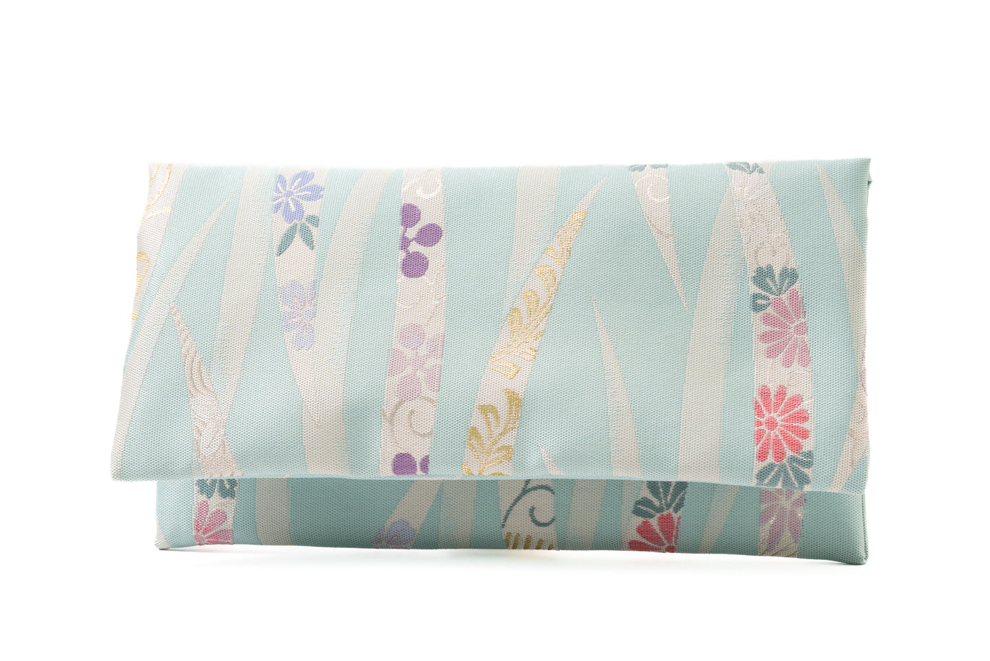 Online限定【金銀花の懐紙入れ】紹巴織/割り付け草花柄