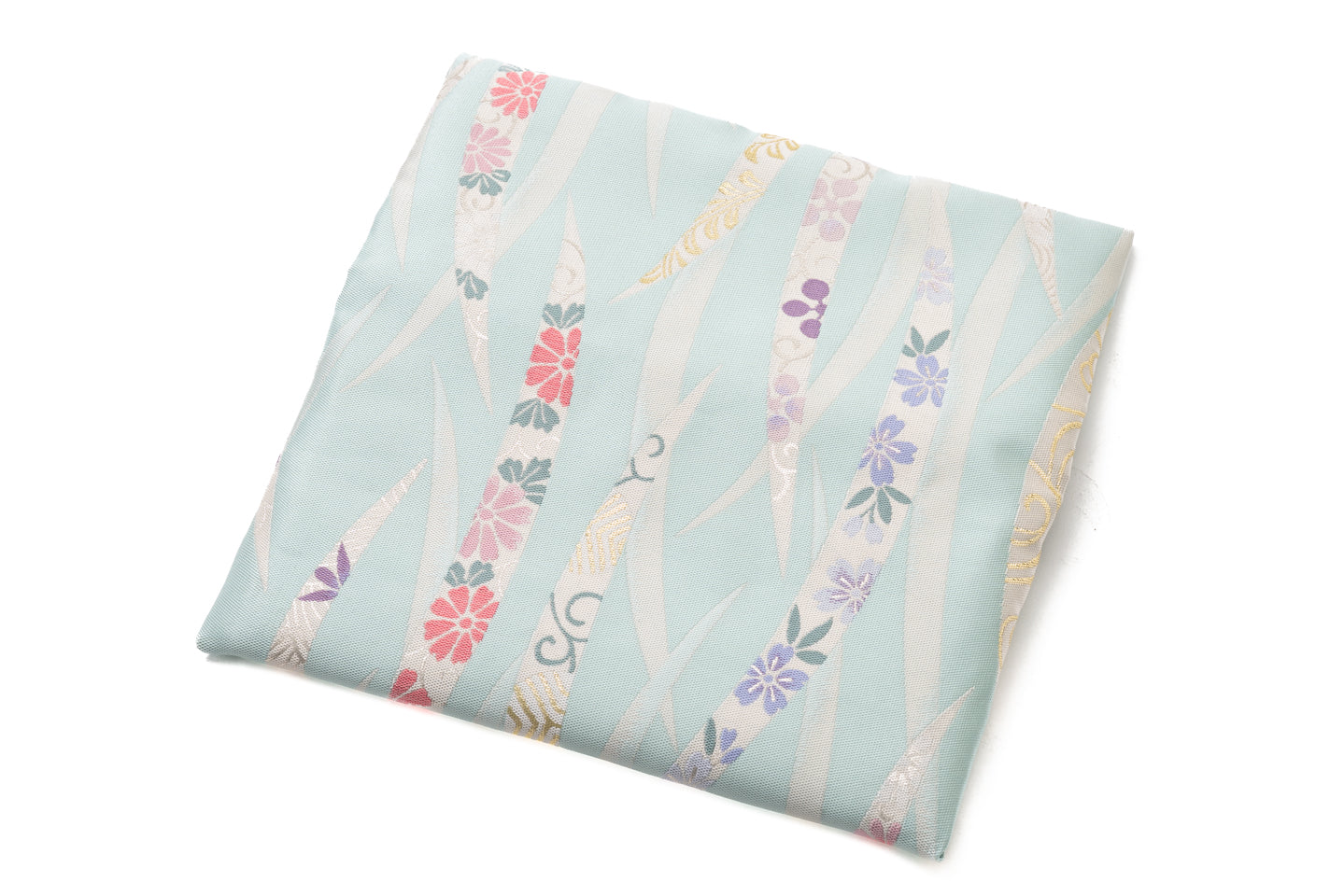 Online限定【金銀花の懐紙入れ】紹巴織/割り付け草花柄