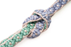 Online限定【仙福屋の小桜組帯締め】青緑×青藤