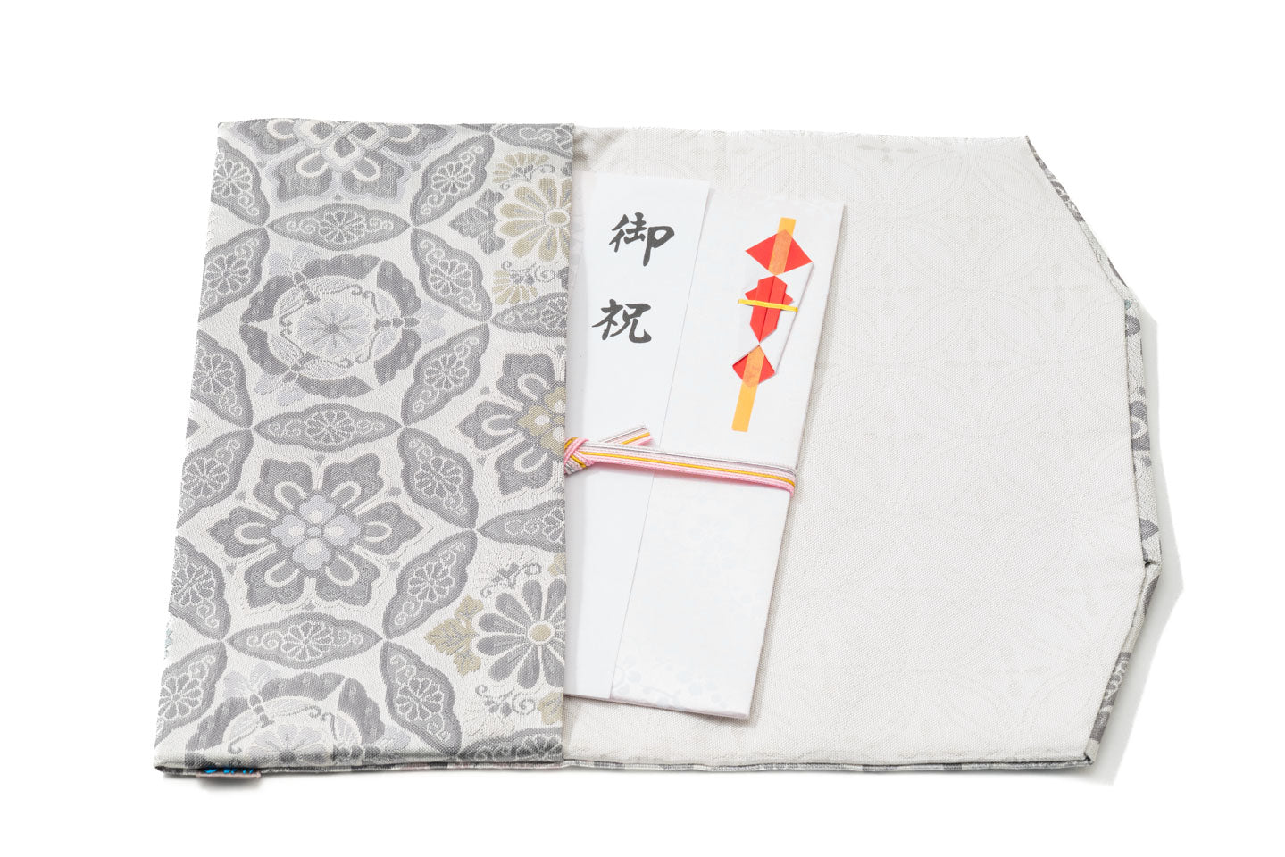 【仙福屋のご朱印帳袋】唐花七宝文様/佐賀錦(和紙使用)
