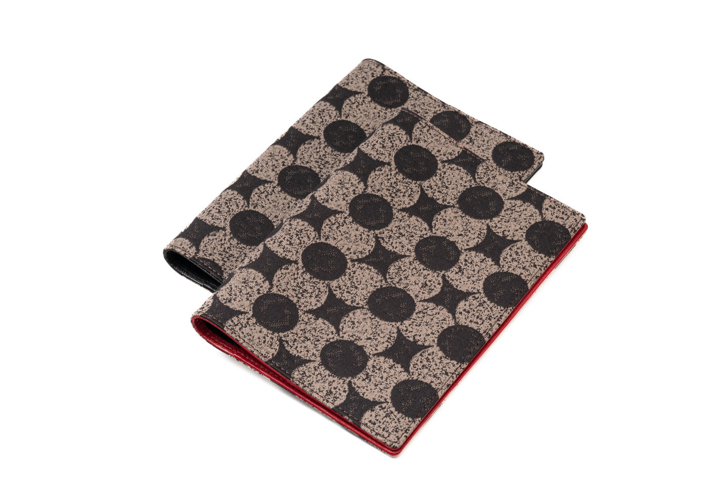 南蛮七宝のブックカバー_黒茶/二重織(西陣織)文庫本サイズ_Online限定_仙福屋宗介