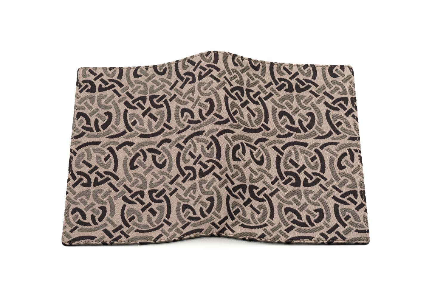 Online限定【Celticのブックカバー】黒茶/二重織