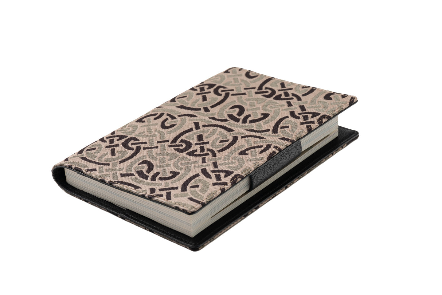 Online限定【Celticのブックカバー】黒茶/二重織