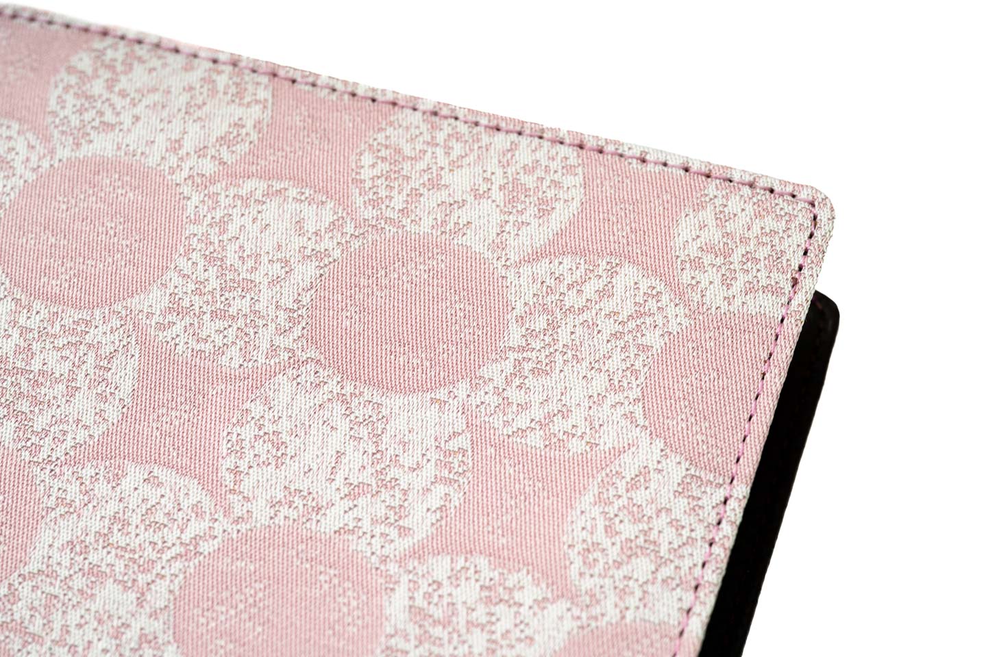 Online限定【南蛮七宝のブックカバー】ピンク/二重織