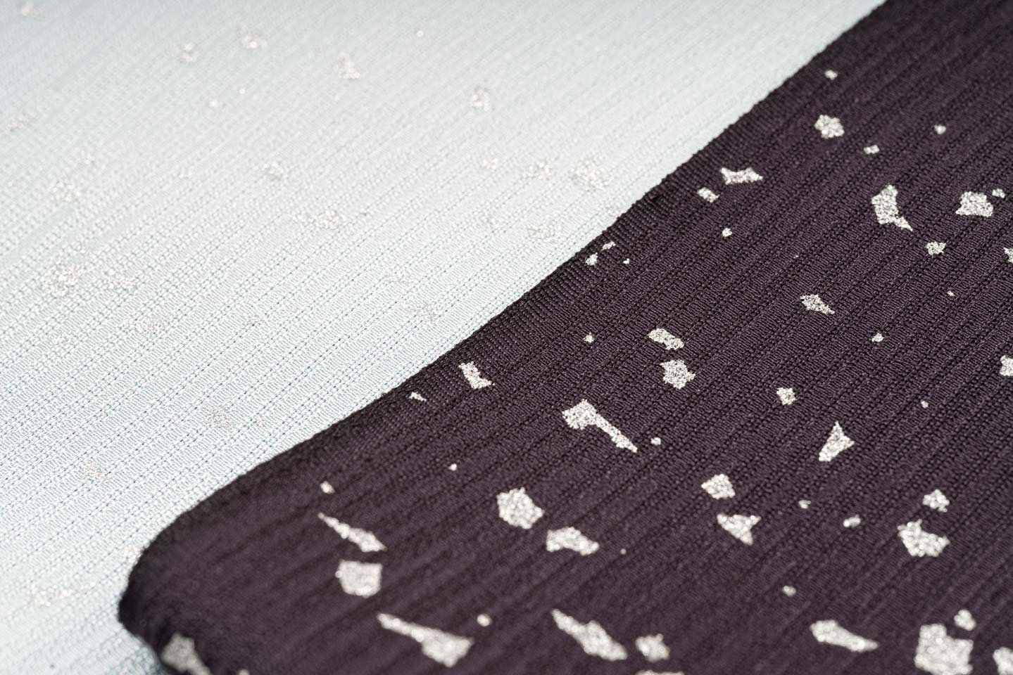 【メッシュ織のオールシーズン帯揚げ】金彩箔ちらし２