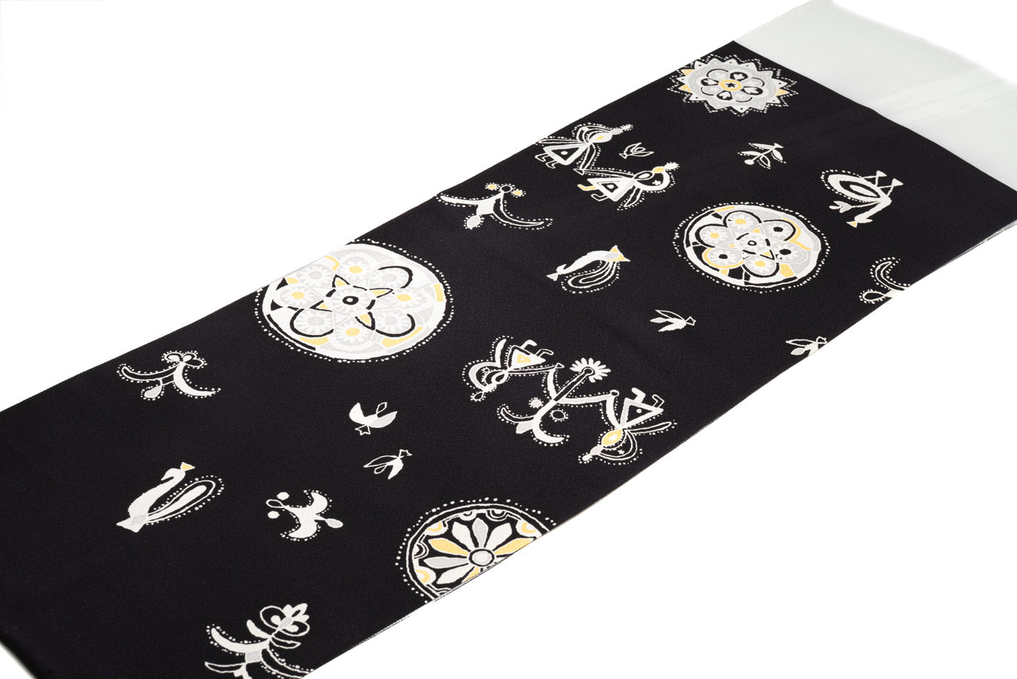 【作楽の単衣・袷物プレミアム帯揚げ】星々の舞