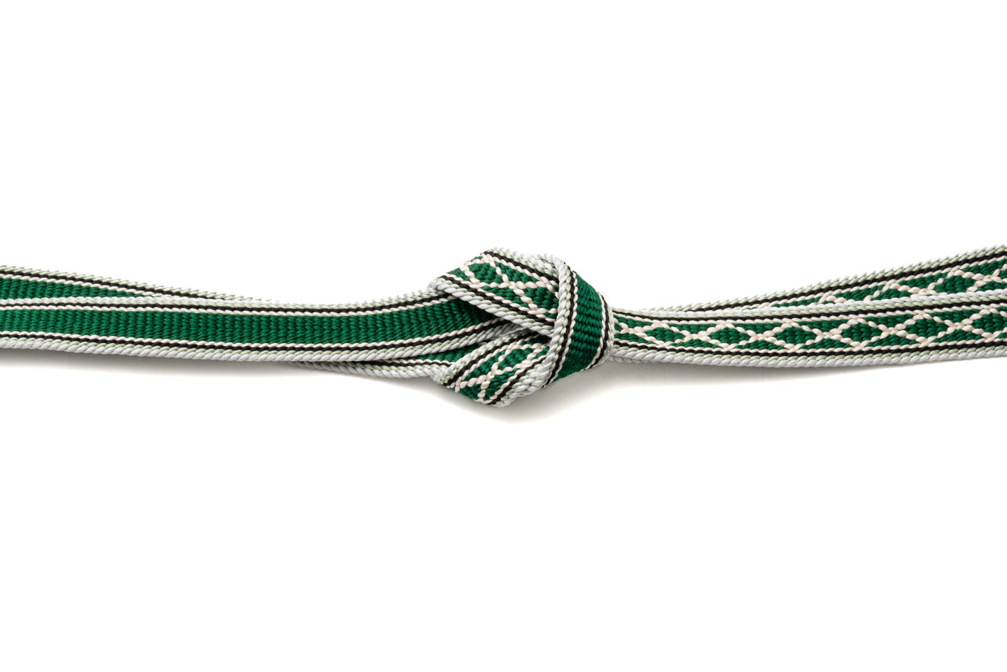 【綾竹耳縞 片手先菱柄帯締め】No.4