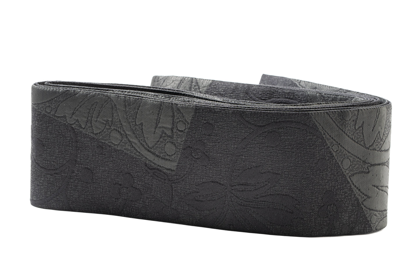 即納品/Online限定【しぼ織の角帯】大小唐草文様