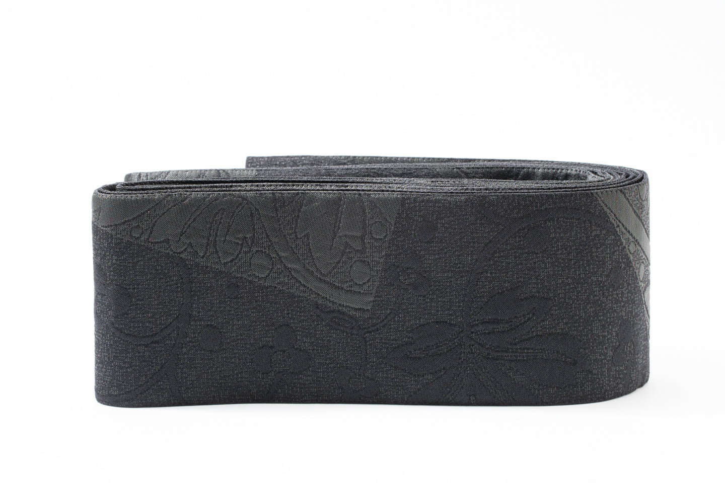 即納品/Online限定【しぼ織の角帯】大小唐草文様