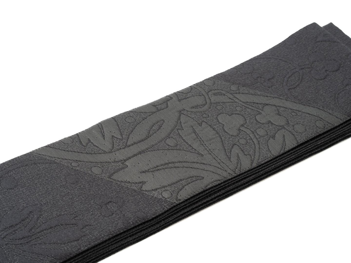 即納品/Online限定【しぼ織の角帯】大小唐草文様